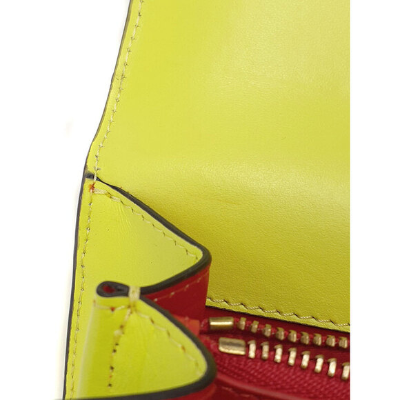 Christian Louboutin Elisa Calf Paris bag neon yellow - Picture 7 of 9